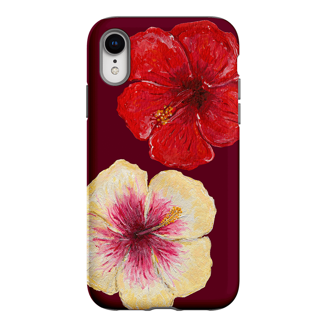 Hibiscus Flower Printed Phone Cases iPhone XR / Armoured by BG. Studio - The Dairy