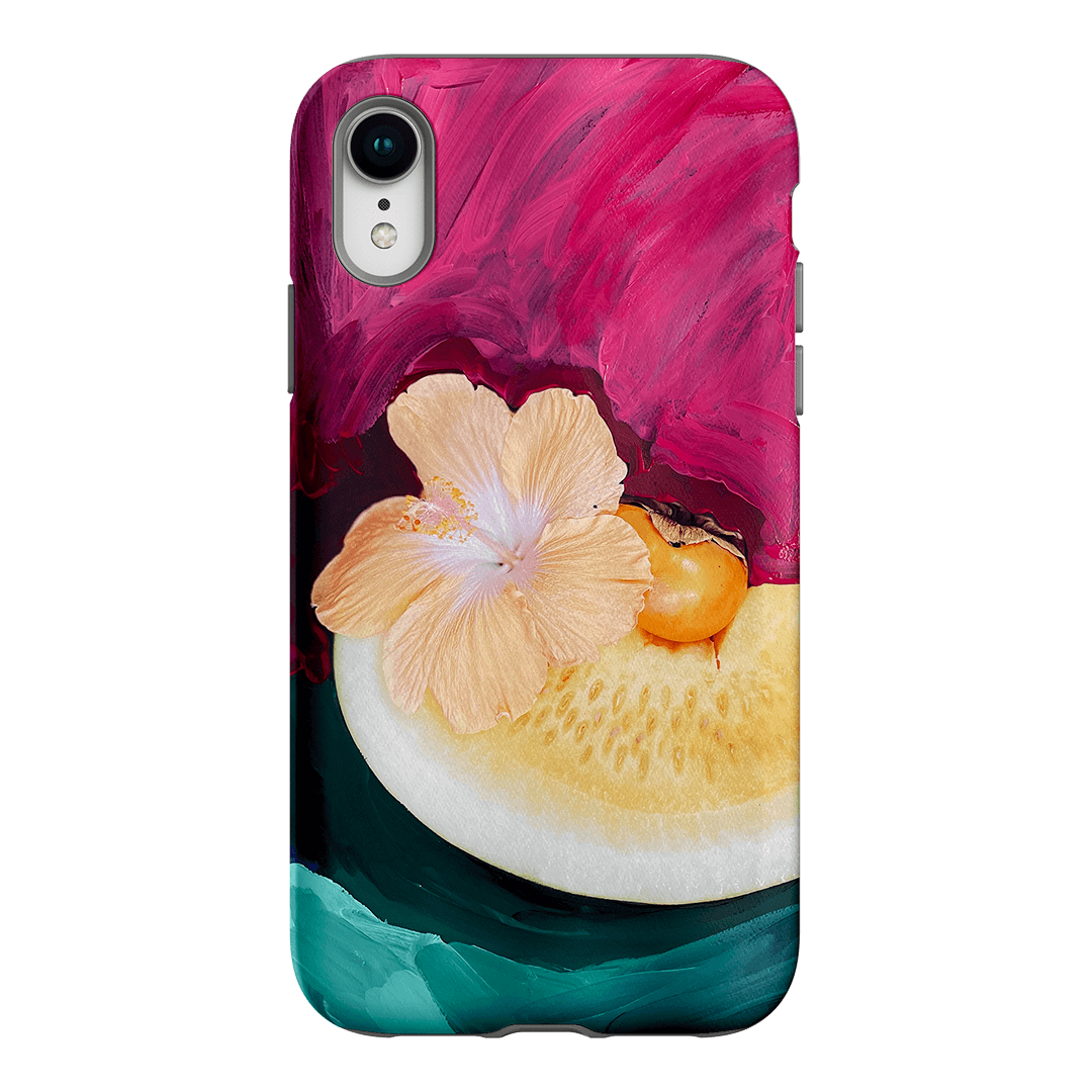 Hibiscus Melon Printed Phone Cases iPhone XR / Armoured by Nicole Nelius - The Dairy