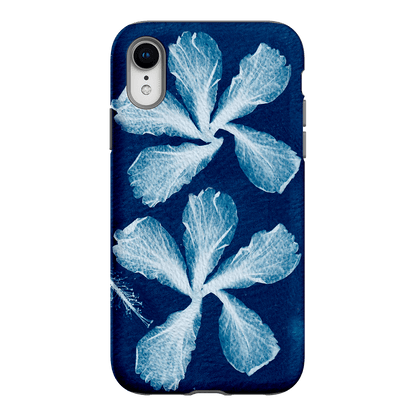 Hibiscus Cyanotype Printed Phone Cases iPhone XR / Armoured by Sally Hungerford - The Dairy