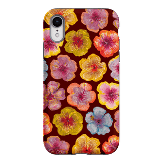 Hibiscus Holiday Rouge Printed Phone Cases iPhone XR / Armoured by BG. Studio - The Dairy