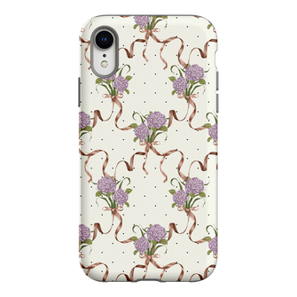 Hydrangea Ribbon Printed Phone Cases iPhone XR / Armoured by Veronica Tucker - The Dairy