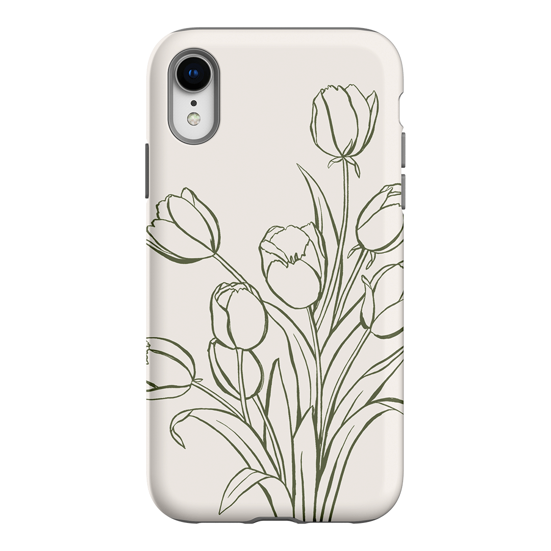 Inked Tulips Printed Phone Cases iPhone XR / Armoured by Typoflora - The Dairy