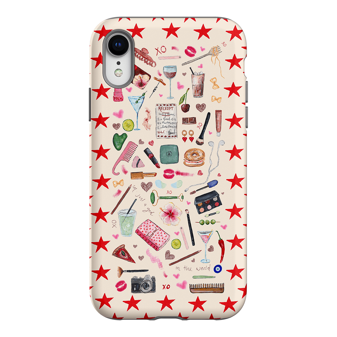 Just A Girl Printed Phone Cases iPhone XR / Armoured by BG. Studio - The Dairy