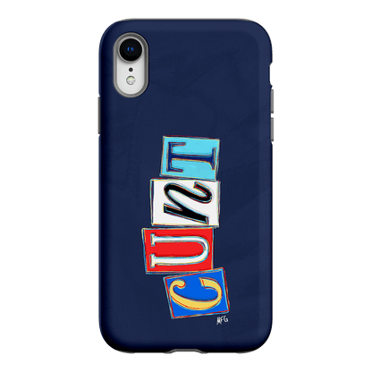 Lil Cnts Blue Printed Phone Cases iPhone XR / Armoured by Margarbs Art - The Dairy