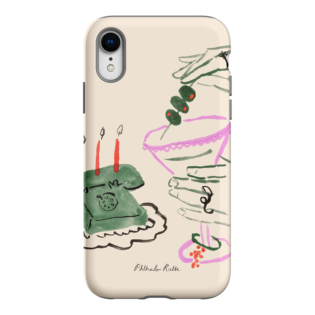 Martini Party Printed Phone Cases iPhone XR / Armoured by Phthalo Ruth - The Dairy