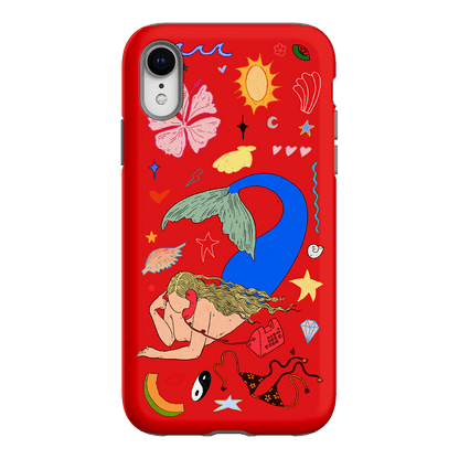 Mermaid Salad Scarlet Printed Phone Cases iPhone XR / Armoured by Easty Beasty - The Dairy