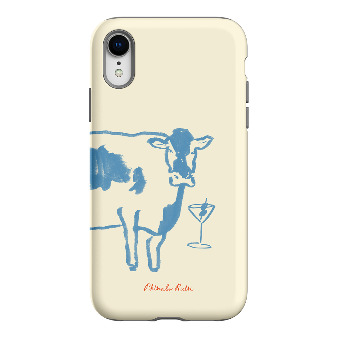 Mootini Blue Printed Phone Cases by Phthalo Ruth - The Dairy