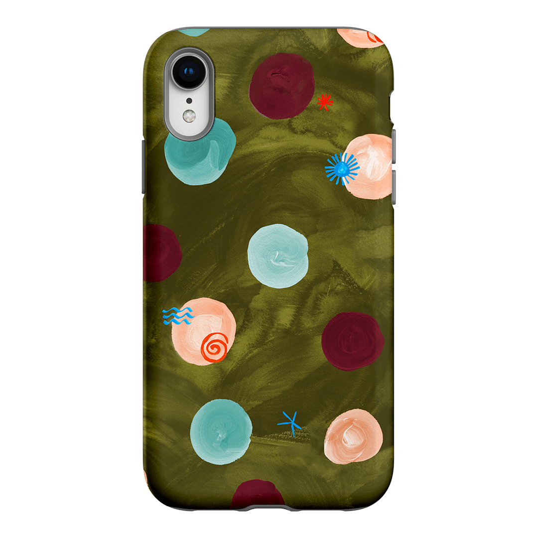 Olive Spot Printed Phone Cases iPhone XR / Armoured by Charlie Taylor - The Dairy