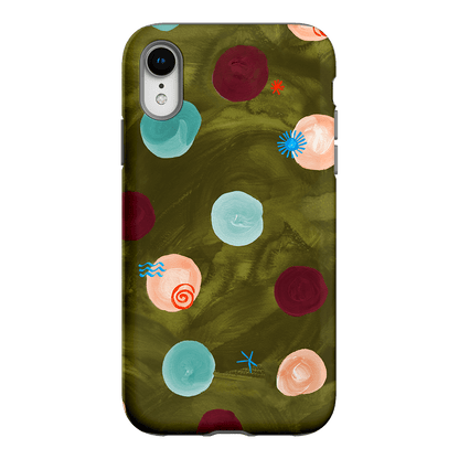 Olive Spot Printed Phone Cases iPhone XR / Armoured by Charlie Taylor - The Dairy