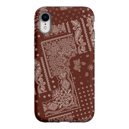 Paisley Cinnamon Printed Phone Cases iPhone XR / Armoured by The Dairy - The Dairy