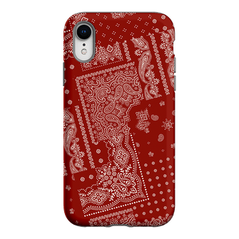 Paisley Crimson Printed Phone Cases iPhone XR / Armoured by The Dairy - The Dairy