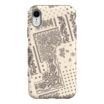 Paisley Ecru Printed Phone Cases iPhone XR / Armoured by The Dairy - The Dairy