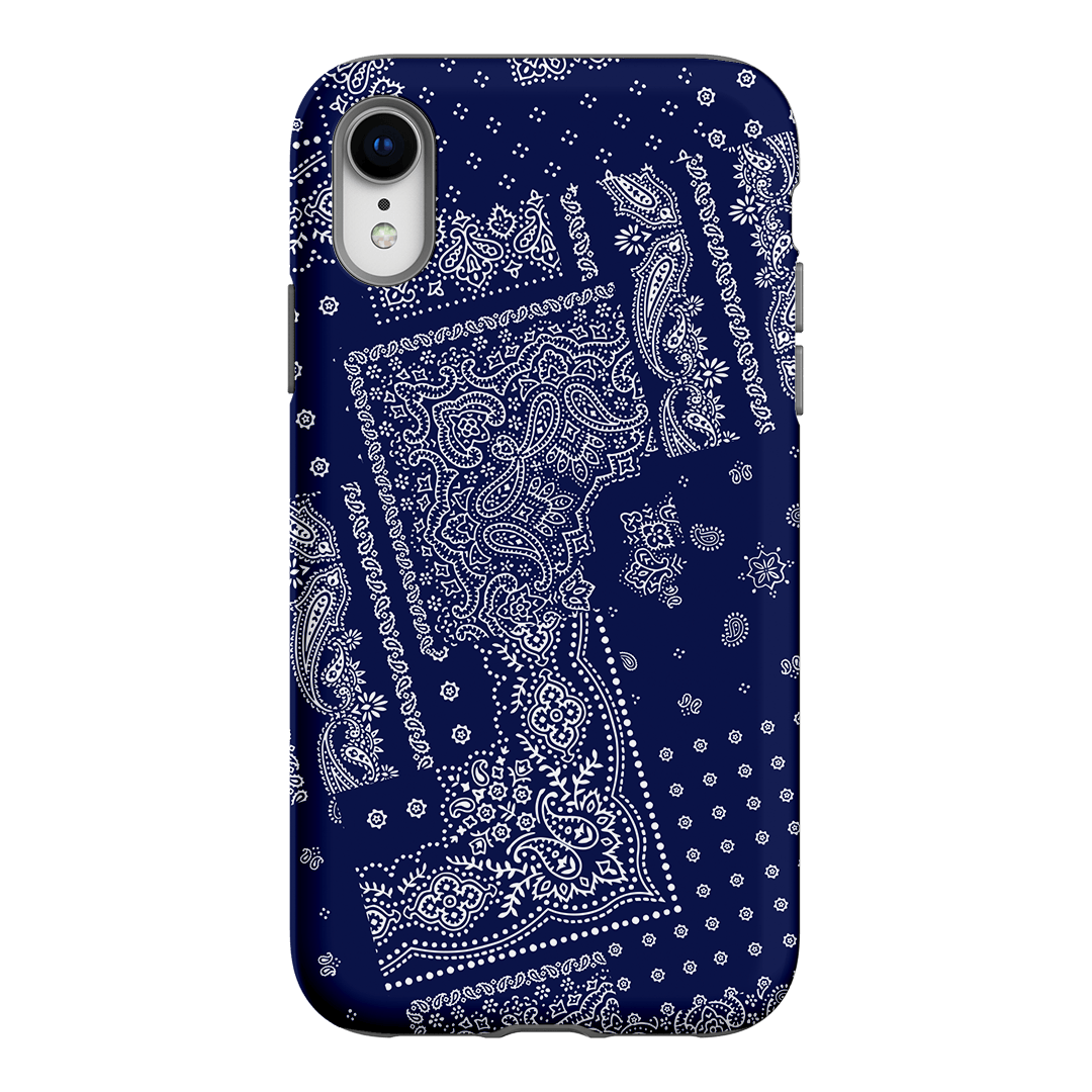Paisley Indigo Printed Phone Cases iPhone XR / Armoured by The Dairy - The Dairy