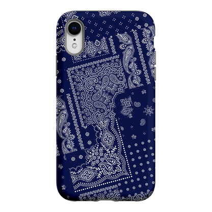 Paisley Indigo Printed Phone Cases iPhone XR / Armoured by The Dairy - The Dairy