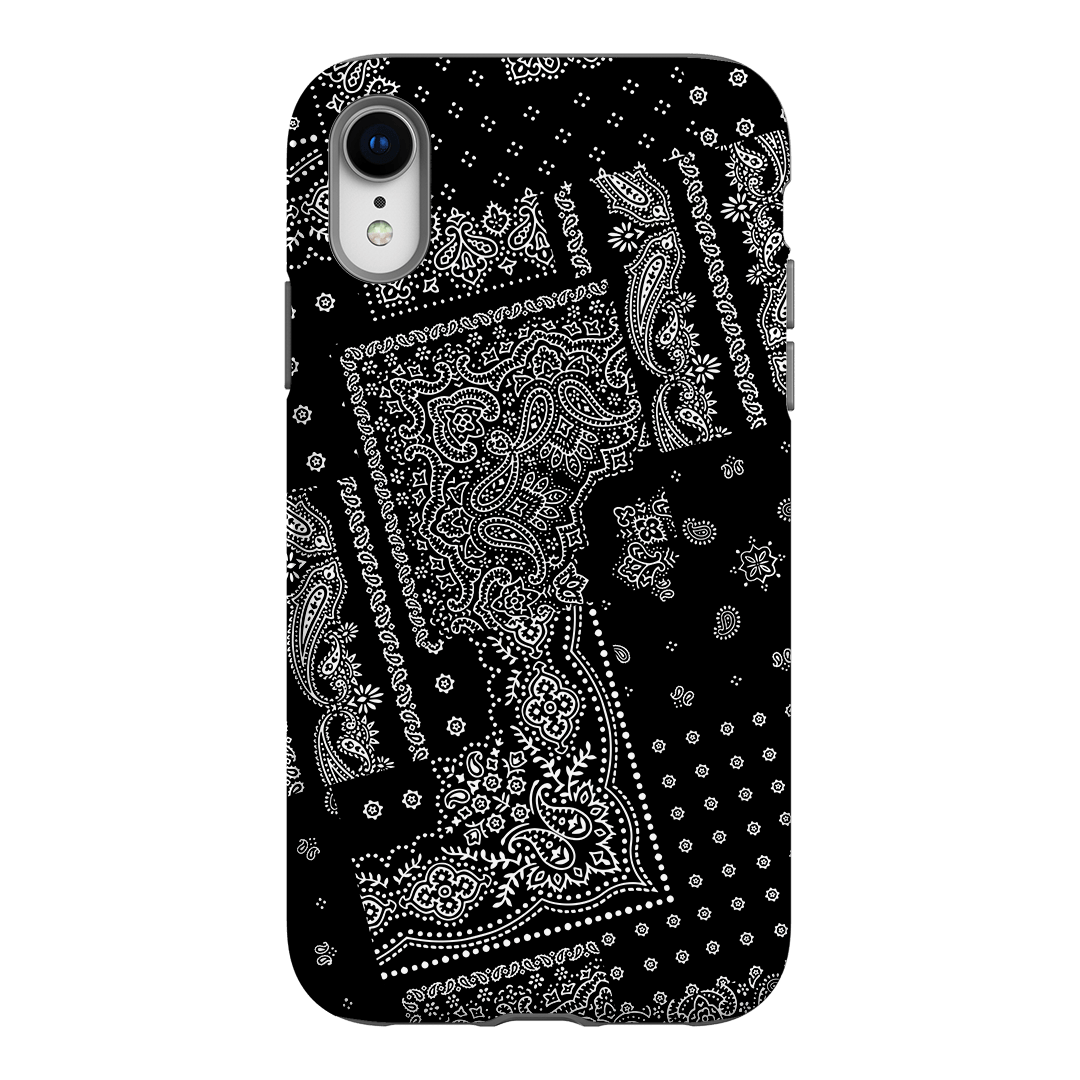 Paisley Noir Printed Phone Cases iPhone XR / Armoured by The Dairy - The Dairy