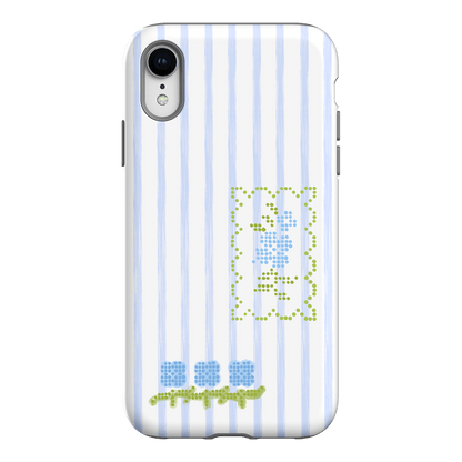Patchwork Blue Printed Phone Cases iPhone XR / Armoured by Kayla Carr - The Dairy