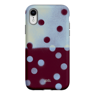 Plum Polka Dot Printed Phone Cases iPhone XR / Armoured by Jasmine Dowling - The Dairy
