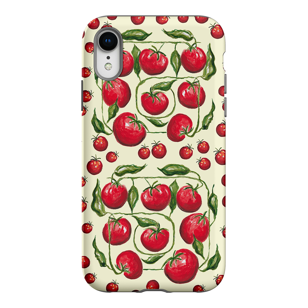 Red Tomatoes Printed Phone Cases iPhone XR / Armoured by BG. Studio - The Dairy