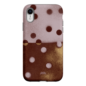 Rust Polka Dot Printed Phone Cases iPhone XR / Armoured by Jasmine Dowling - The Dairy