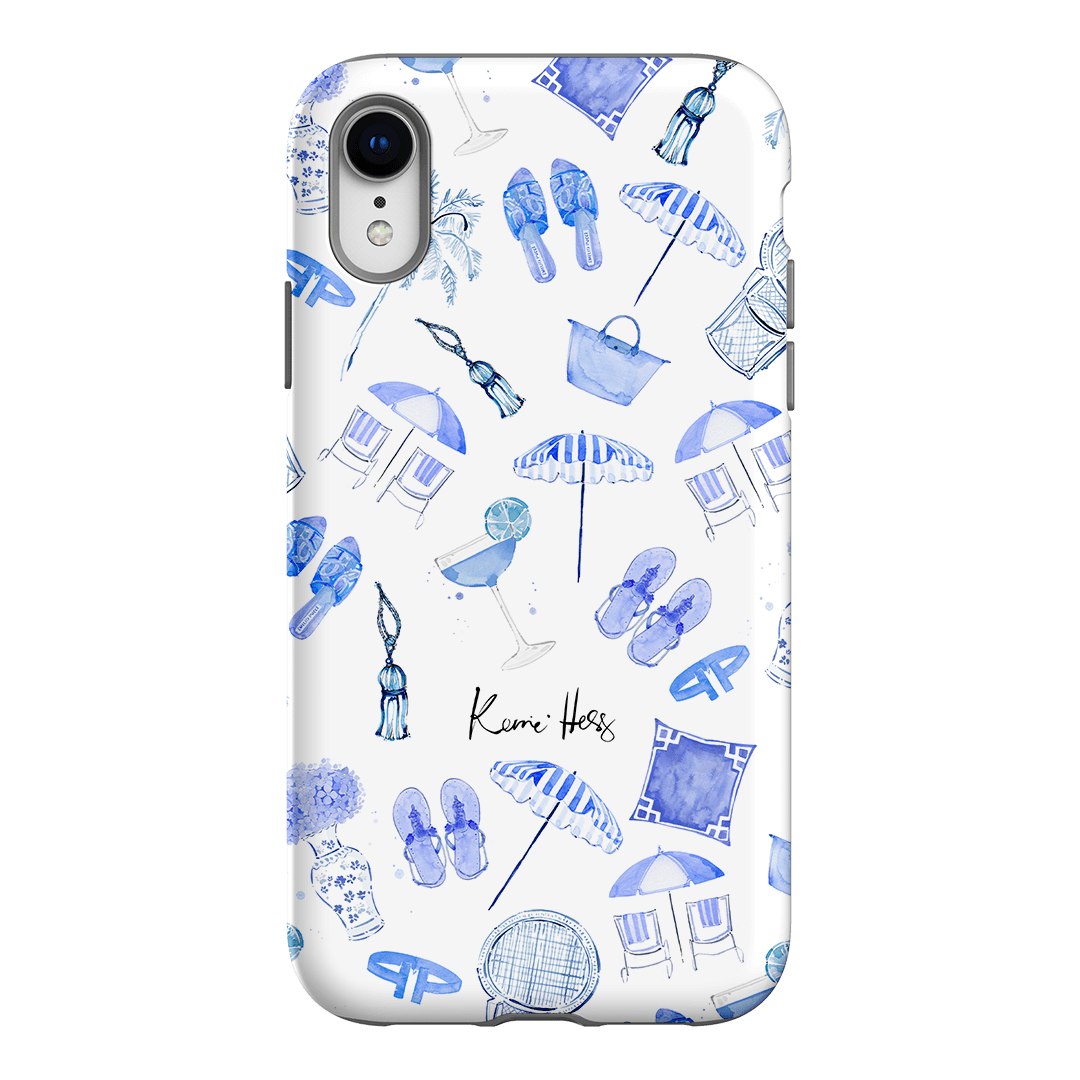 Santorini Printed Phone Cases iPhone XR / Armoured by Kerrie Hess - The Dairy