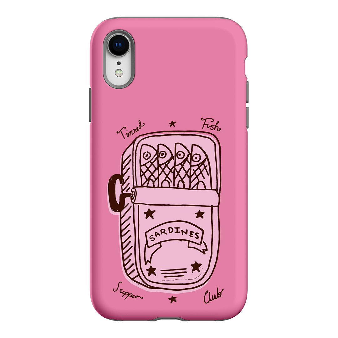 Sardine Social Pink Printed Phone Cases iPhone XR / Armoured by The Dairy - The Dairy