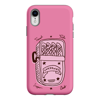Sardine Social Pink Printed Phone Cases iPhone XR / Armoured by The Dairy - The Dairy
