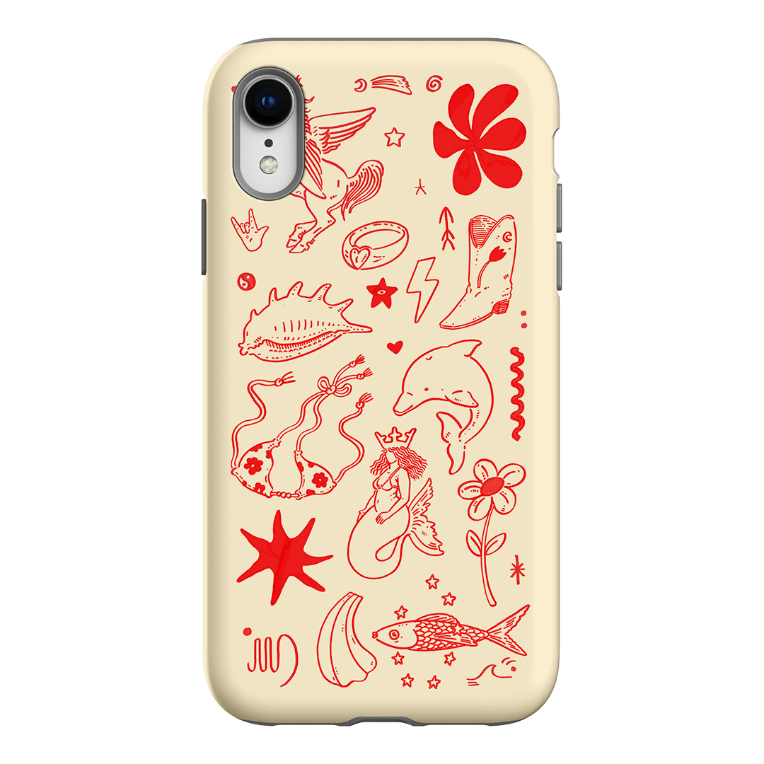 Spiced Cowboy Cream Printed Phone Cases iPhone XR / Armoured by Easty Beasty - The Dairy