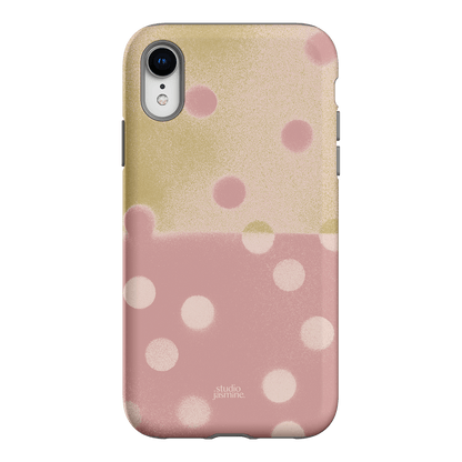 Strawberry Polka Dot Printed Phone Cases iPhone XR / Armoured by Jasmine Dowling - The Dairy