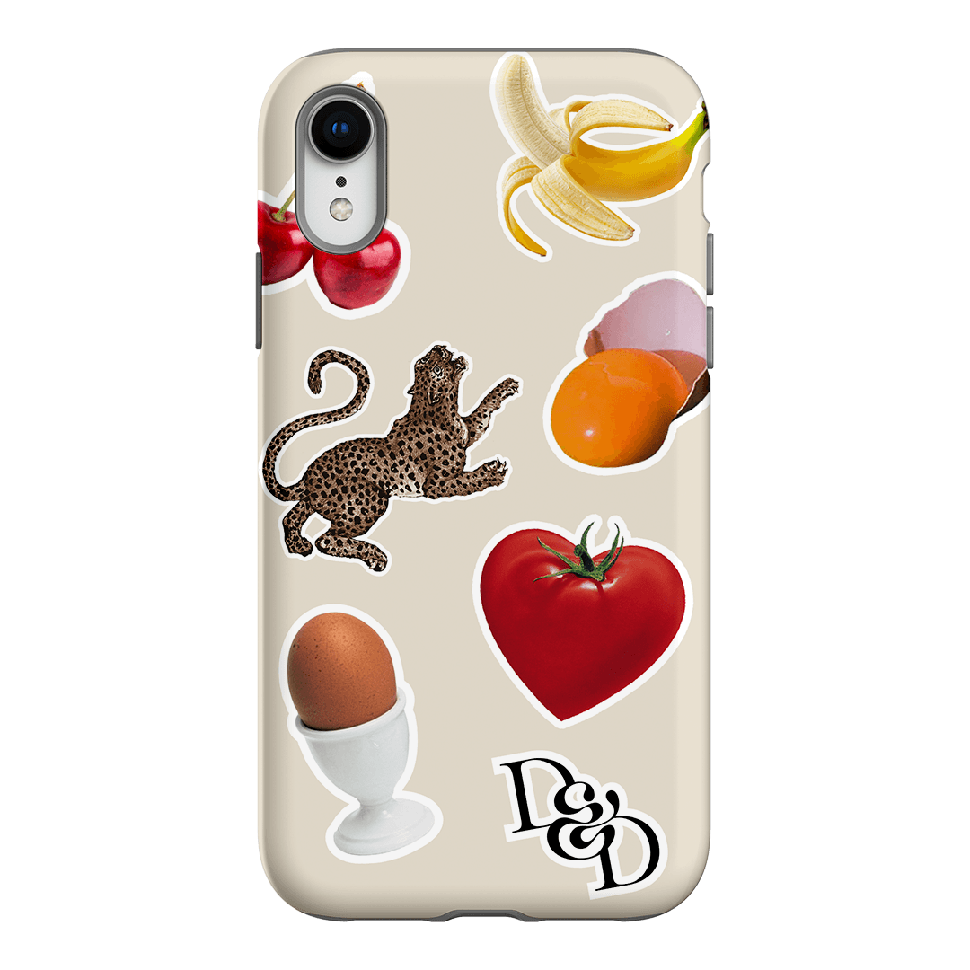 Sunday Stickers Cream Printed Phone Cases iPhone XR / Armoured by Desmond & Dempsey - The Dairy