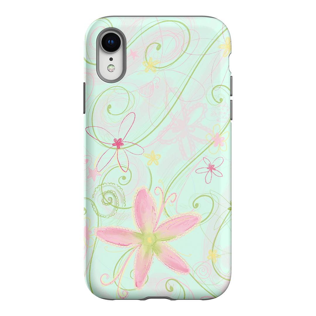 Swirl Blue Printed Phone Cases iPhone XR / Armoured by Kayla Carr - The Dairy