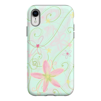 Swirl Blue Printed Phone Cases iPhone XR / Armoured by Kayla Carr - The Dairy