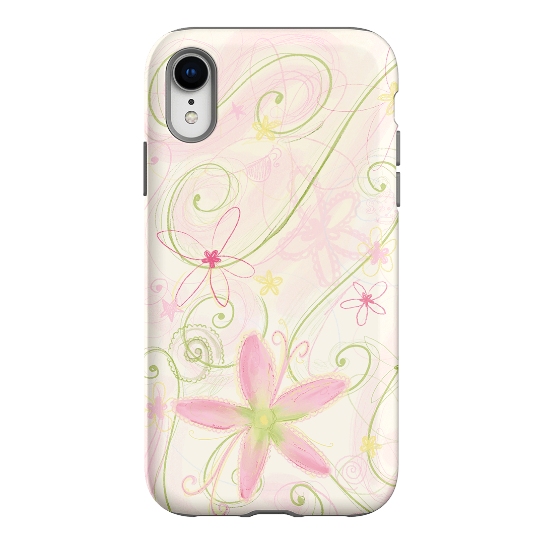 Swirl Pink Printed Phone Cases iPhone XR / Armoured by Kayla Carr - The Dairy