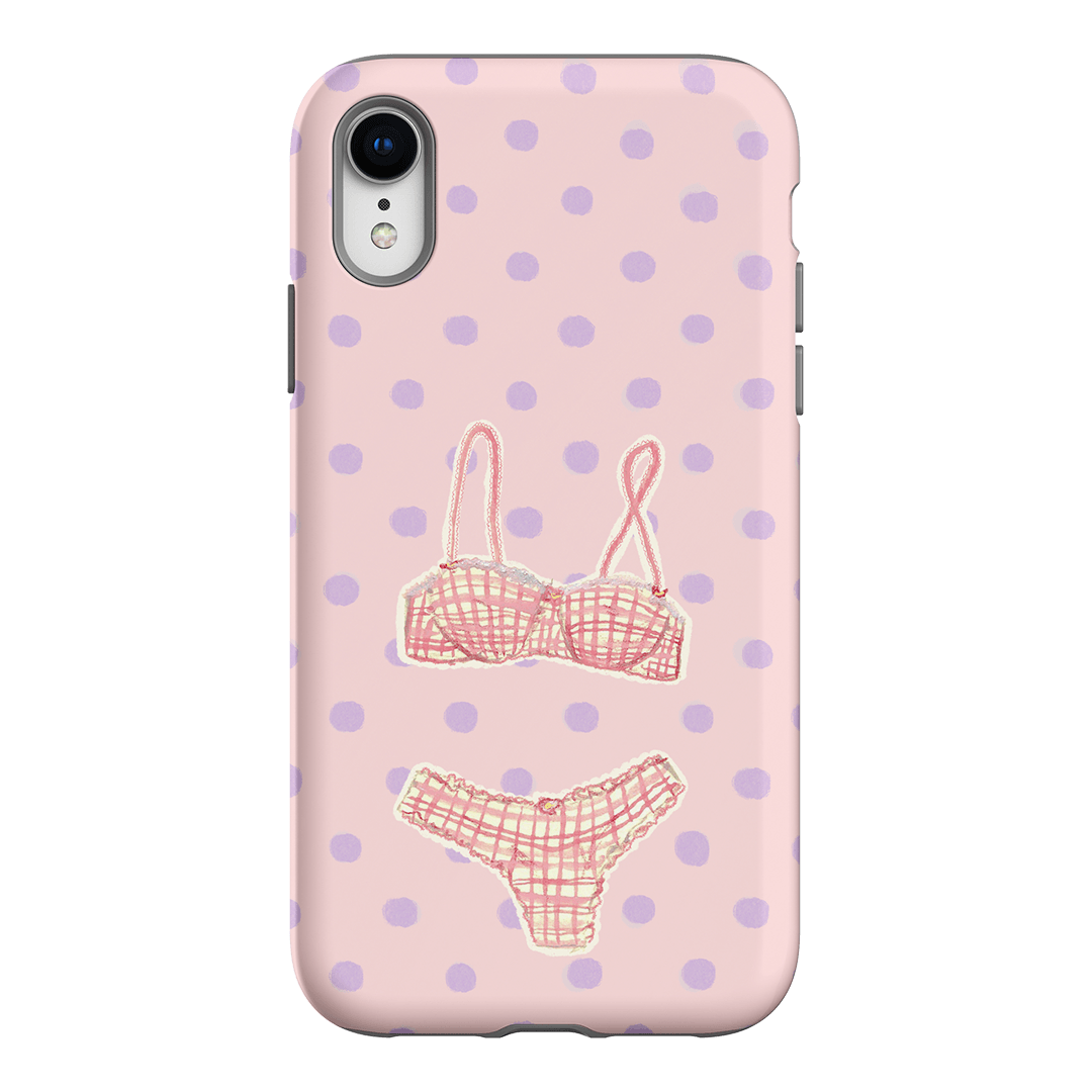 Vintage Gingham Printed Phone Cases iPhone XR / Armoured by Kayla Carr - The Dairy