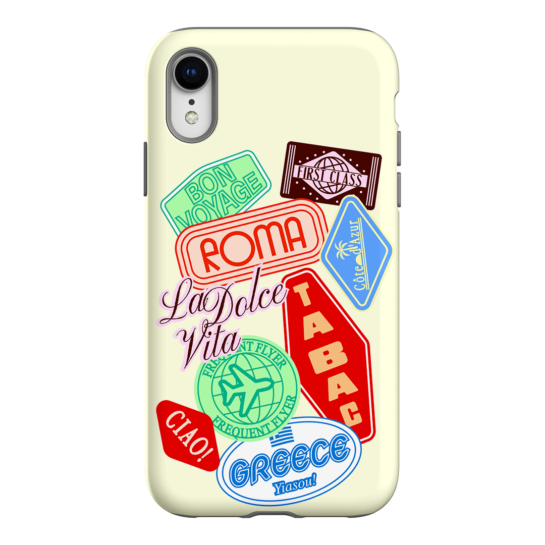 Well Travelled Printed Phone Cases iPhone XR / Armoured by The Dairy - The Dairy
