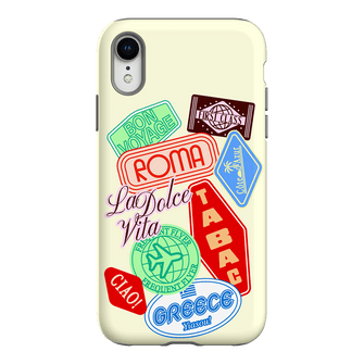 Well Travelled Printed Phone Cases iPhone XR / Armoured by The Dairy - The Dairy