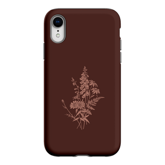 Wildflowers Mocha Printed Phone Cases iPhone XR / Armoured by Typoflora - The Dairy