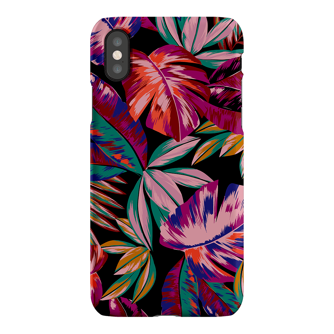 Midnight Palm Printed Phone Cases iPhone XS / Snap by Charlie Taylor - The Dairy