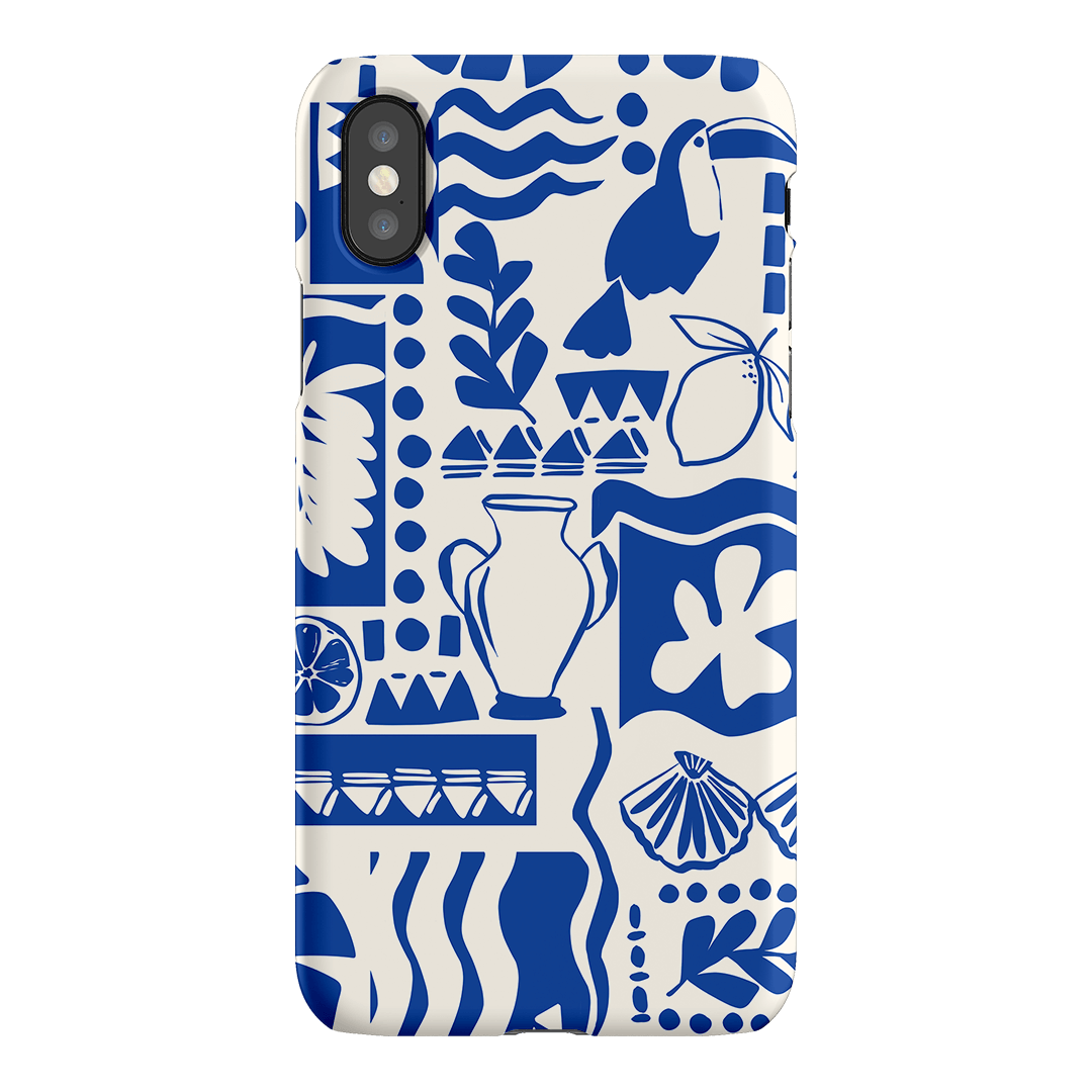 Toucan Blue Printed Phone Cases iPhone XS / Snap by Charlie Taylor - The Dairy