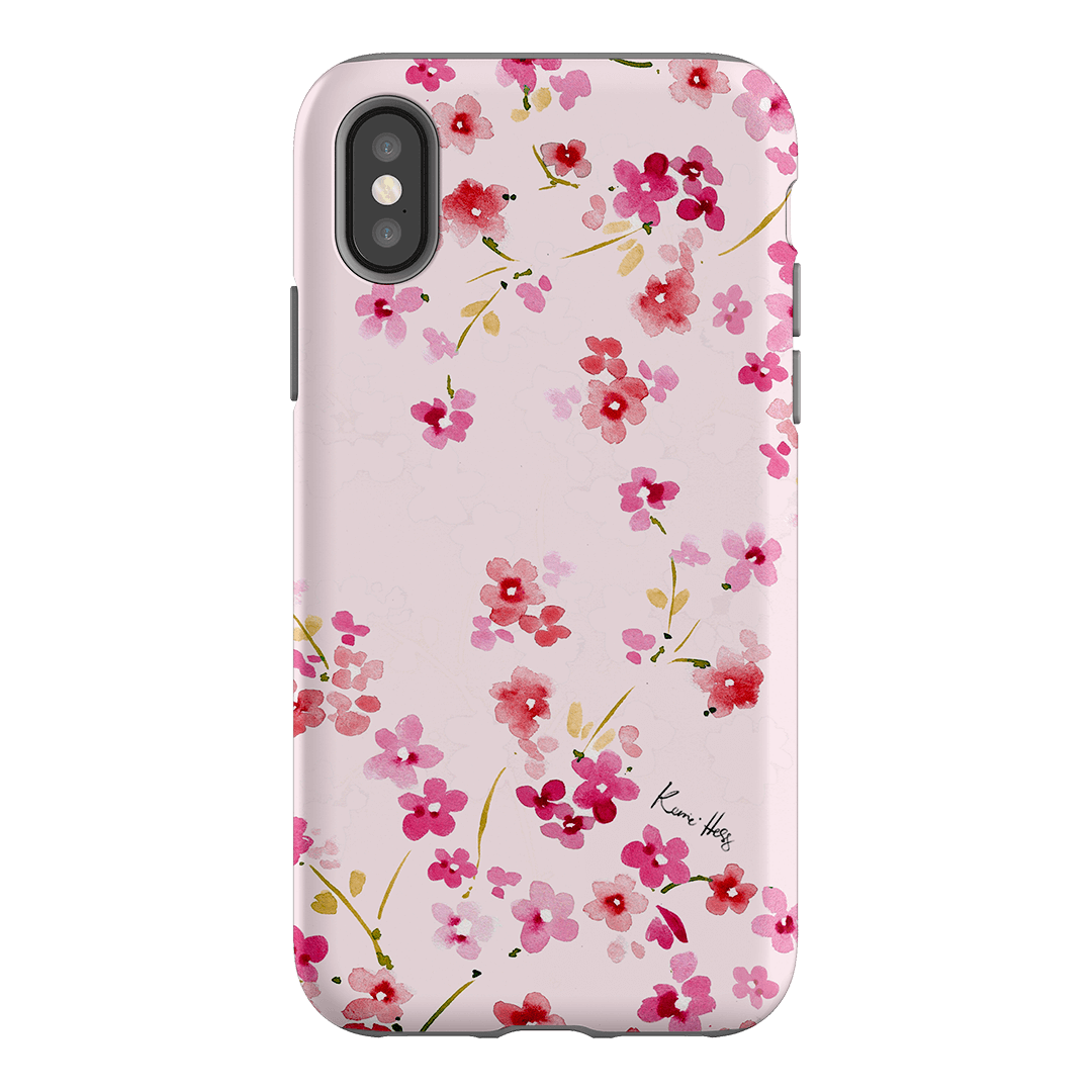 Cherry Blossom Printed Phone Cases iPhone XS / Armoured by Kerrie Hess - The Dairy