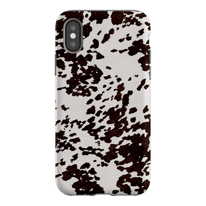 Cowhide Charm Printed Phone Cases iPhone XS / Armoured by The Dairy - The Dairy