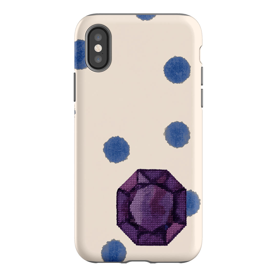 February Amethyst Printed Phone Cases iPhone XS / Armoured by Joiana - The Dairy