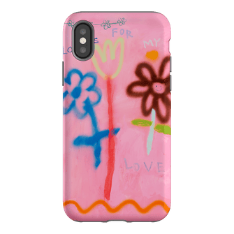 Flowers Printed Phone Cases iPhone XS / Armoured by Kate Eliza - The Dairy