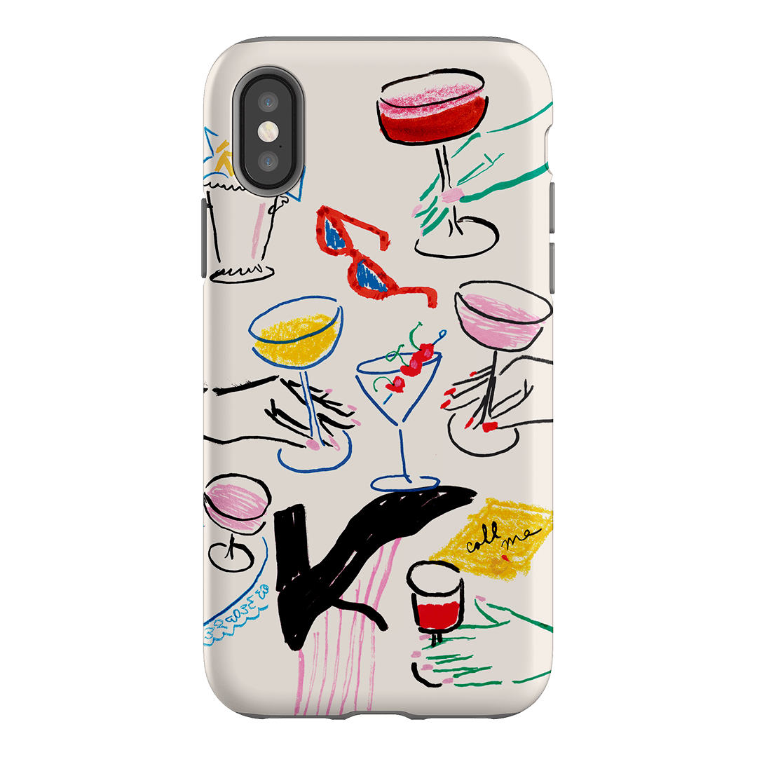 Girls Night Out Printed Phone Cases iPhone XS / Armoured by Phthalo Ruth - The Dairy