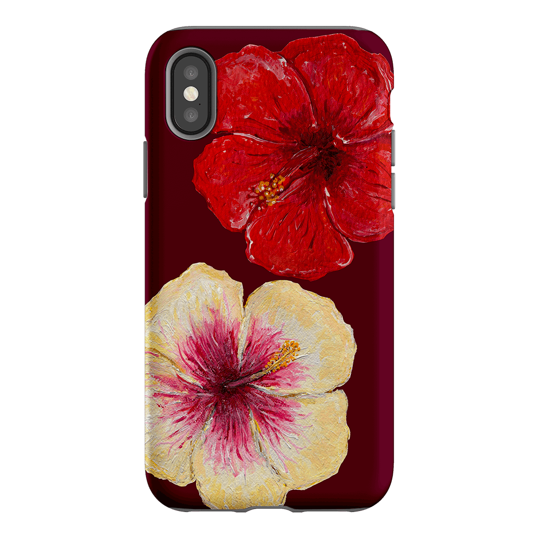 Hibiscus Flower Printed Phone Cases iPhone XS / Armoured by BG. Studio - The Dairy