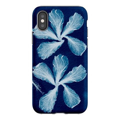 Hibiscus Cyanotype Printed Phone Cases iPhone XS / Armoured by Sally Hungerford - The Dairy
