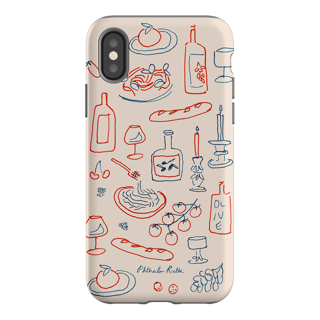 Italian Fare Printed Phone Cases iPhone XS / Armoured by Phthalo Ruth - The Dairy