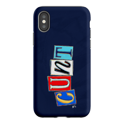 Lil Cnts Blue Printed Phone Cases iPhone XS / Armoured by Margarbs Art - The Dairy
