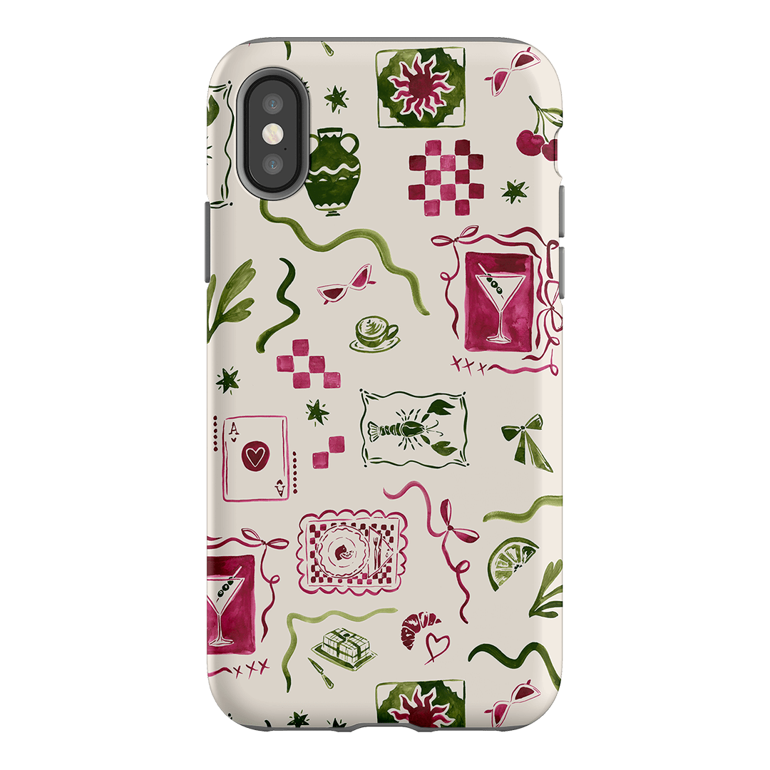 Martini Gal Printed Phone Cases iPhone XS / Armoured by Charlie Taylor - The Dairy