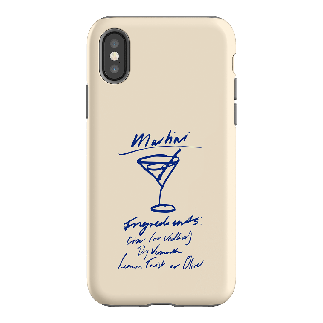 Martini Mood Cream Printed Phone Cases iPhone XS / Armoured by The Dairy - The Dairy