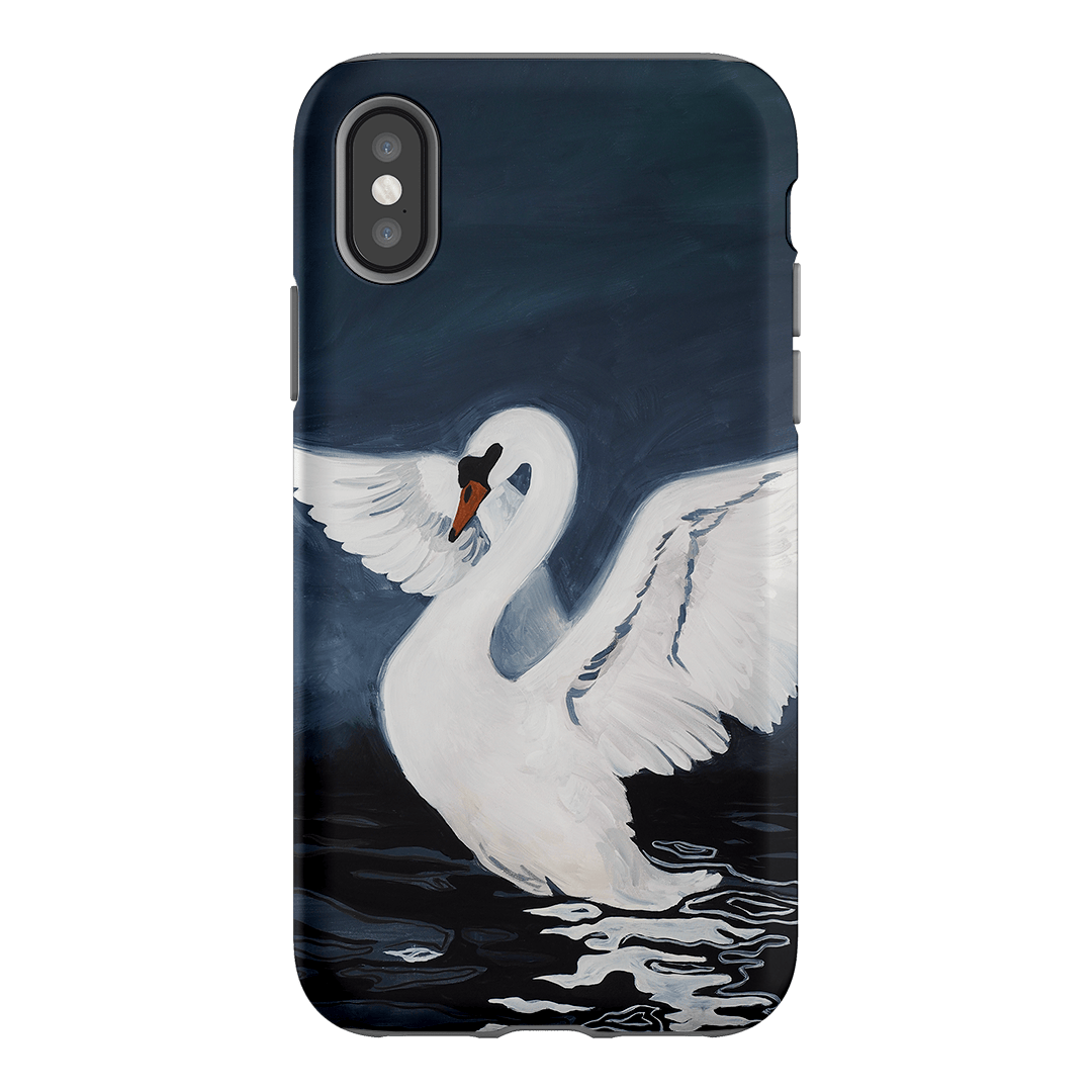 Midnight Swan Printed Phone Cases iPhone XS / Armoured by Lisa Hu - The Dairy